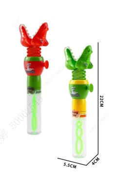 Bubble Wand (Expandable Dinosaur) (2 Assorted Colors)