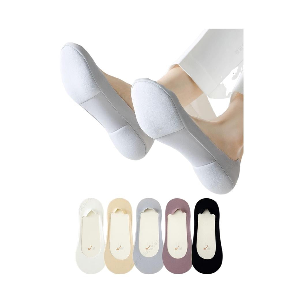 UP Series Women's No-Show Socks with Cushion Insoles (Random Design)
