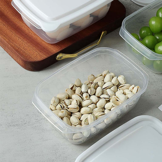 Colorful Rectangle Food Storage Containers (910mL, 2 pcs) (Random Design)