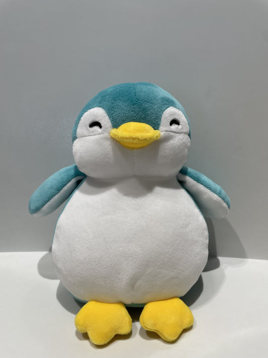 Mini Pen Penguin Plush Toy 17cm - Cyan