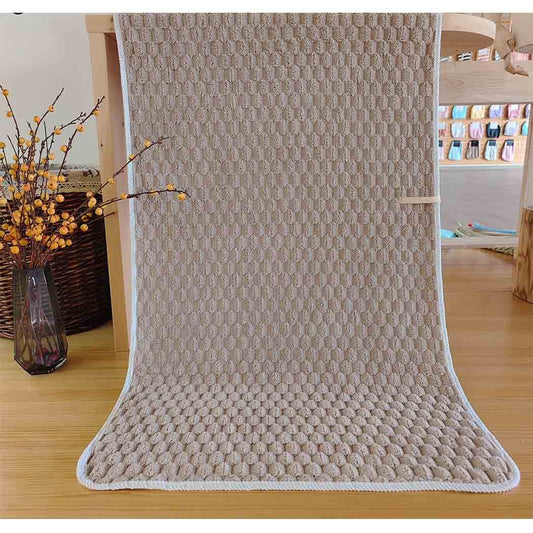 Coral Fleece Soft Bath Towel (Brown)