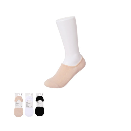 Women's No-Show Socks (2 Pairs) (Random Design)