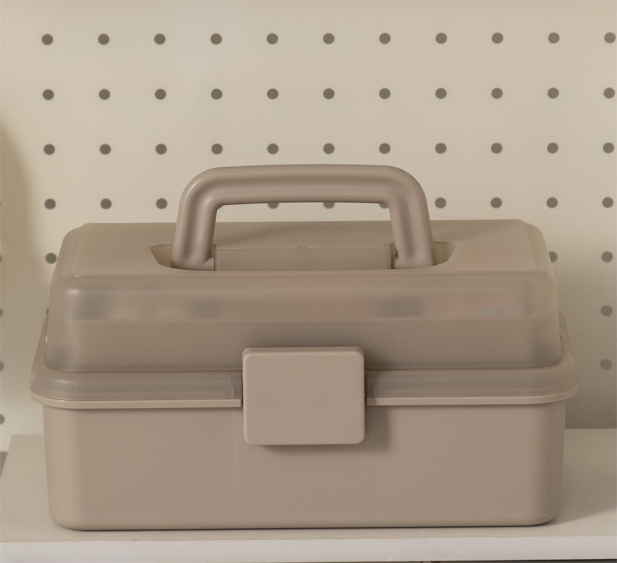 Three-Layer Foldable Tool Storage Box (L)(Khaki)