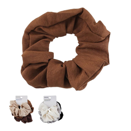 Fashion Series Hair Scrunchies (3 pcs) (Random Design)
