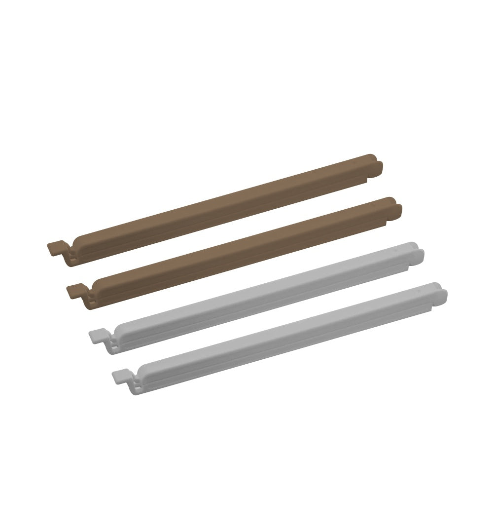 Large Sealing Clips, 4 Pack - Grey and Coffee