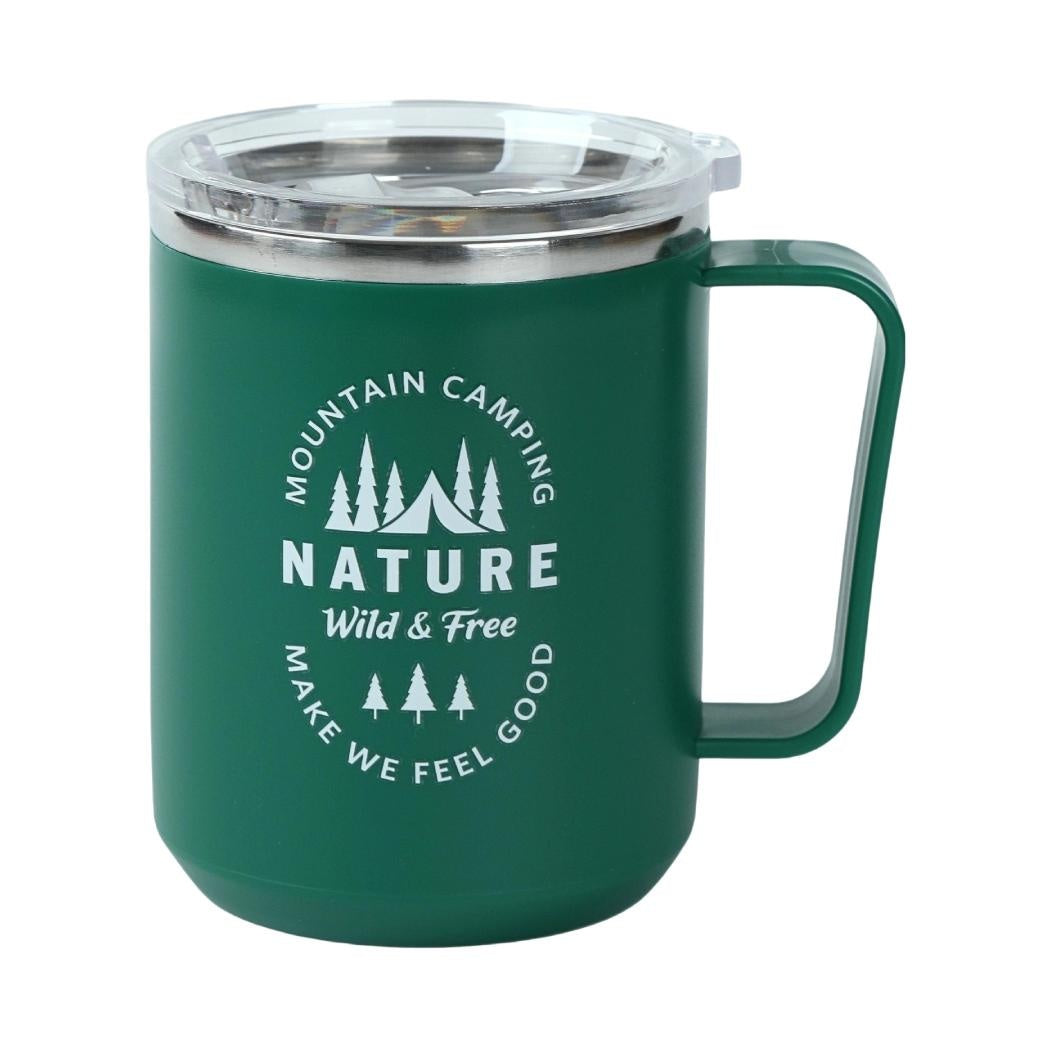 Outdoor Series Double-Wall Stainless Steel Mug with Handle 400mL