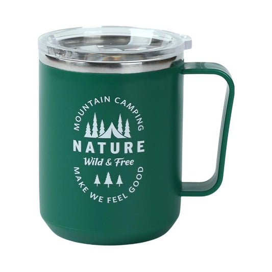 Outdoor Series Double-Wall Stainless Steel Mug with Handle 400mL
