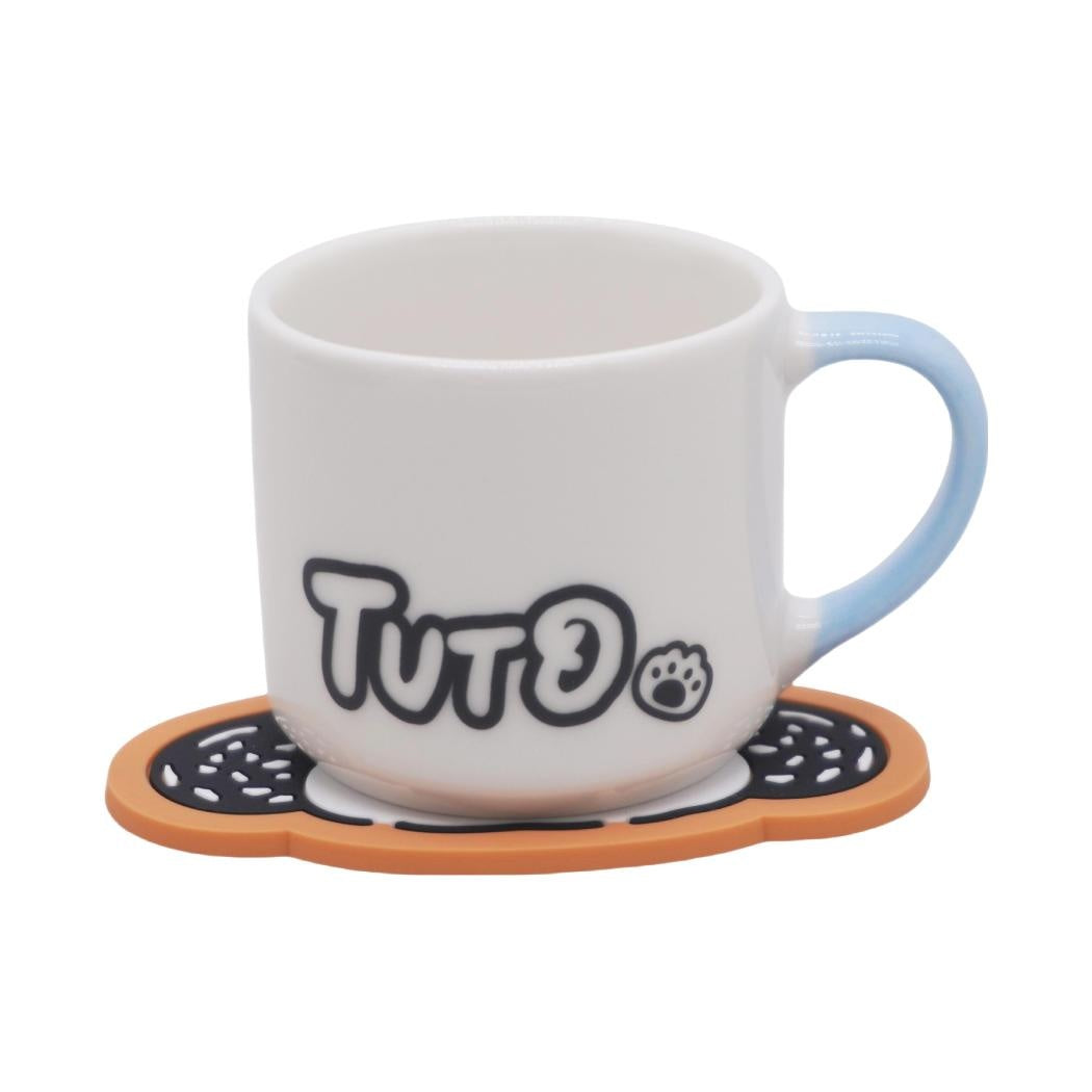 TUTOGOU Series Ceramic Mug with Coaster85mL(Tuto)