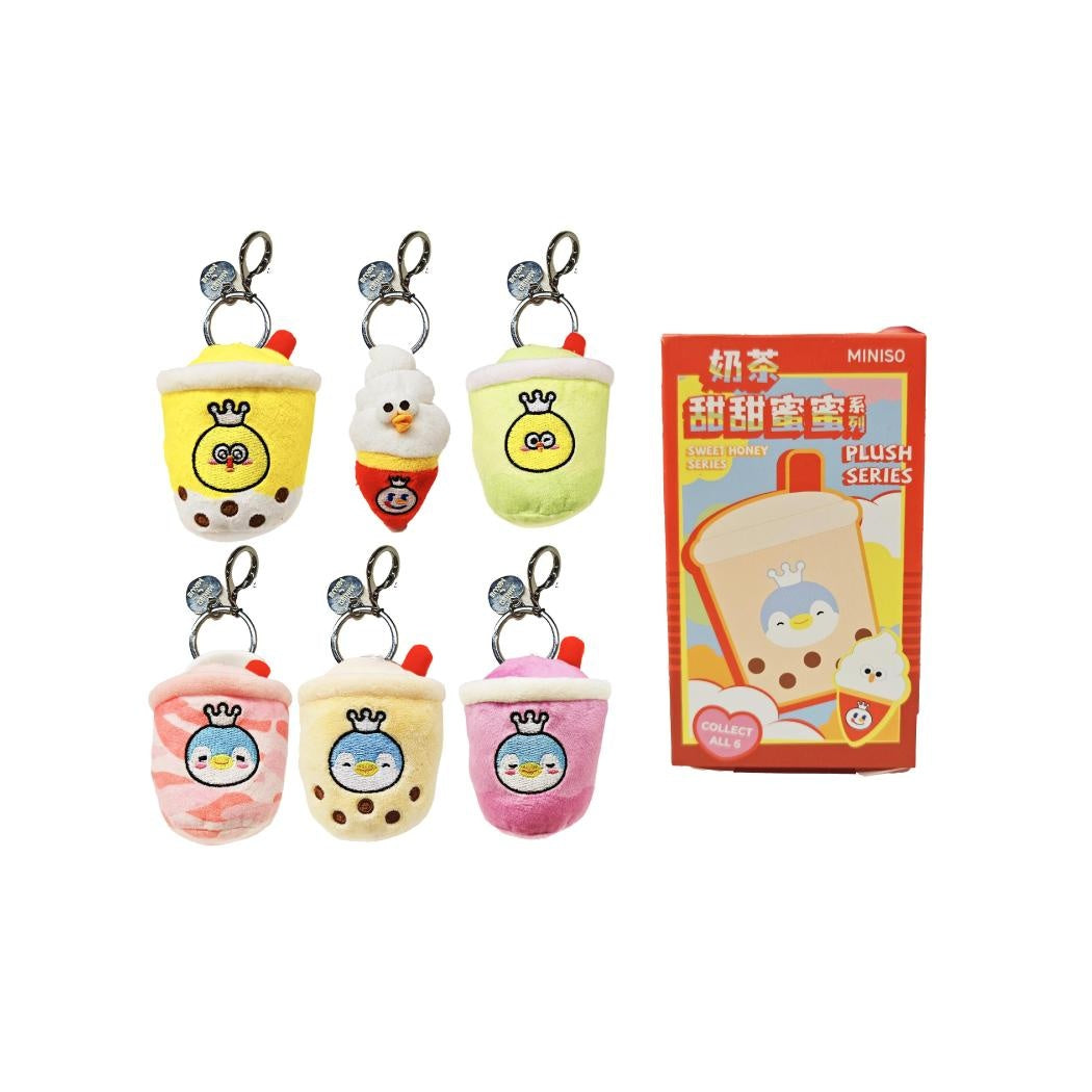 Mixue Cooperation Milk Tea Collection Surprise Box Plush Pendant (6 Assorted Styles)