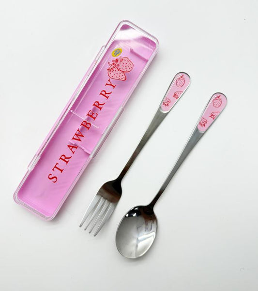 Fruit Series Strawberry Cutlery Set