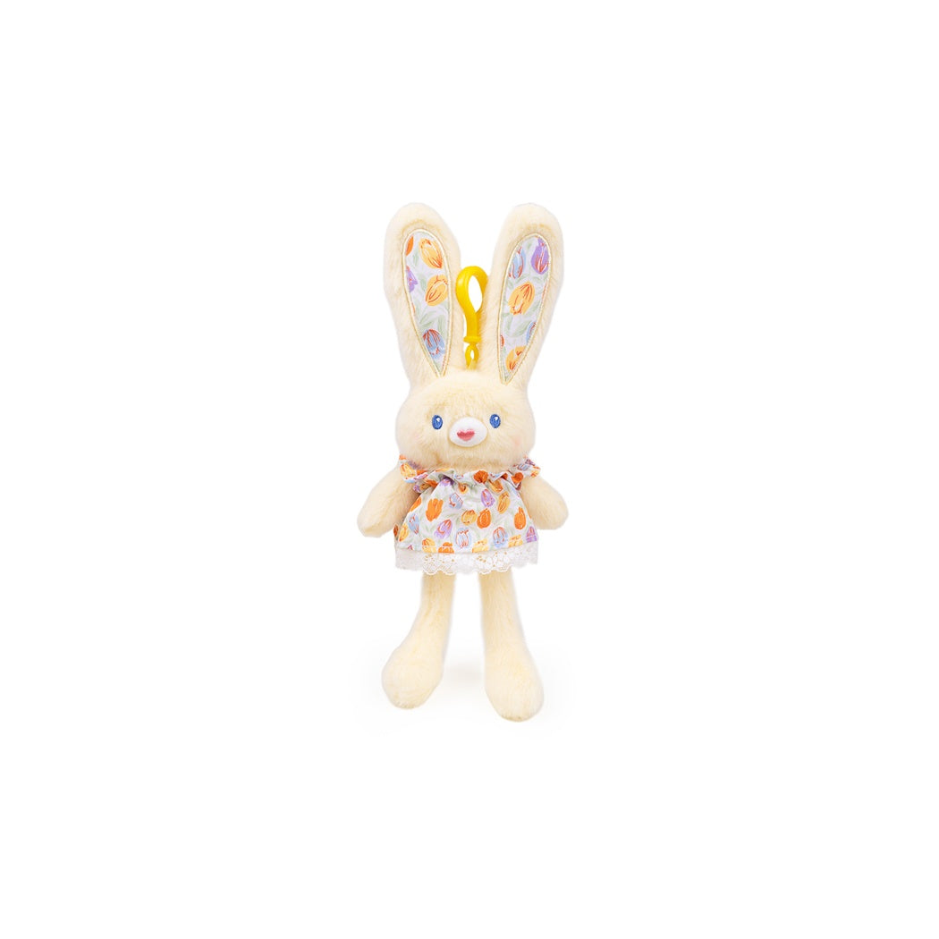 Bunny Pulling-Limbs 12in. Plush Pendant (Yellow)