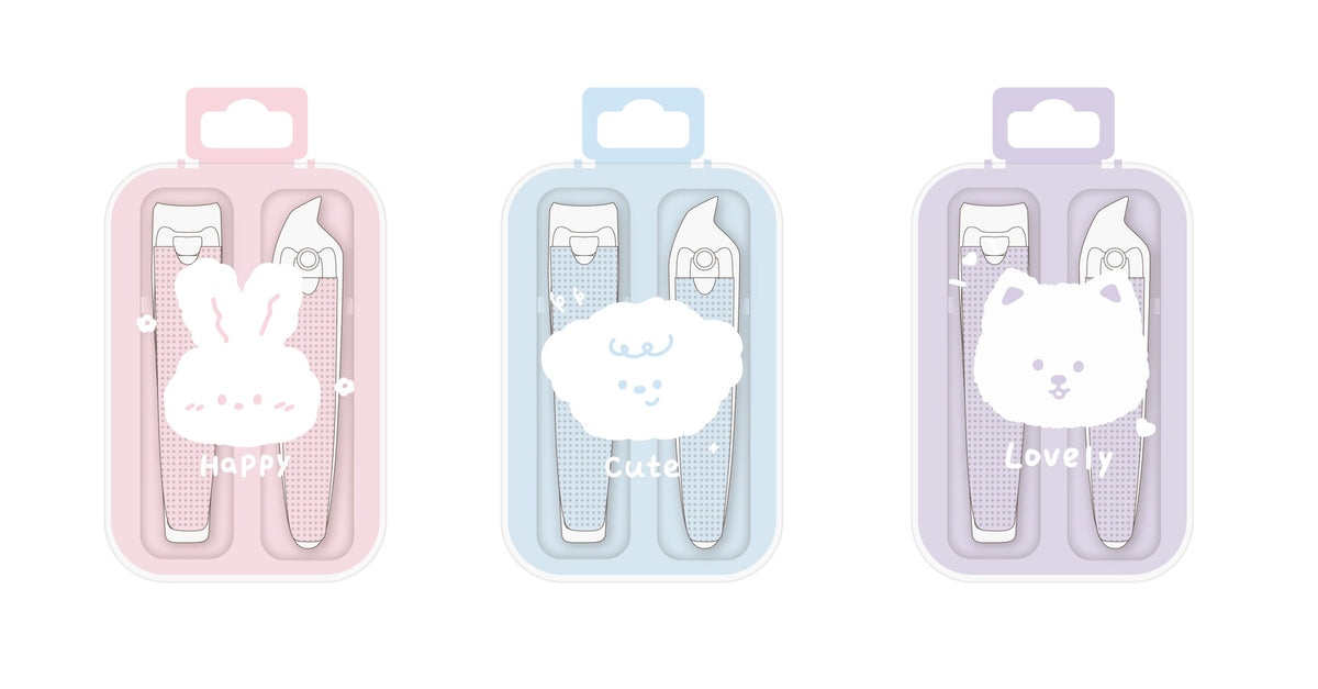 Animal Series Manicure Set (2 pcs) (Random Design)