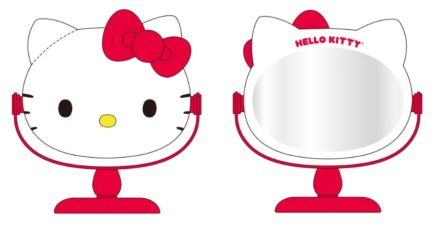Hello Kitty Rotatable Mirror for Desk