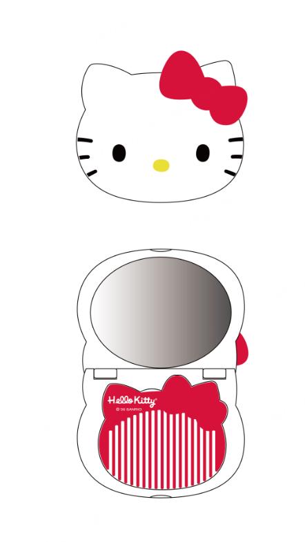 Hello Kitty Portable Mirror & Comb Set