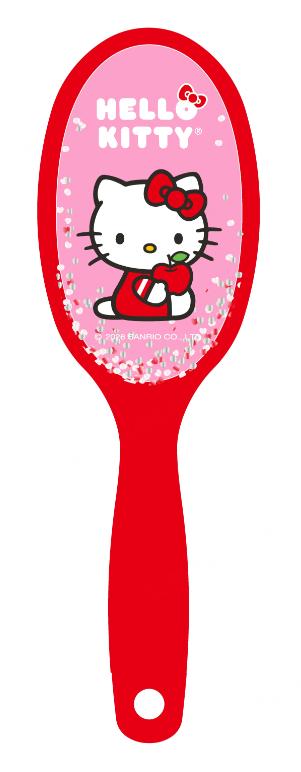 Hello Kitty Oval Glitter Paddle Brush