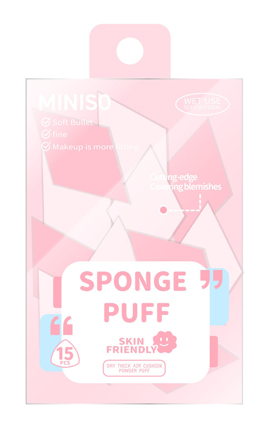Bloom & Glow Series Makeup Sponge Wedges (15 pcs)