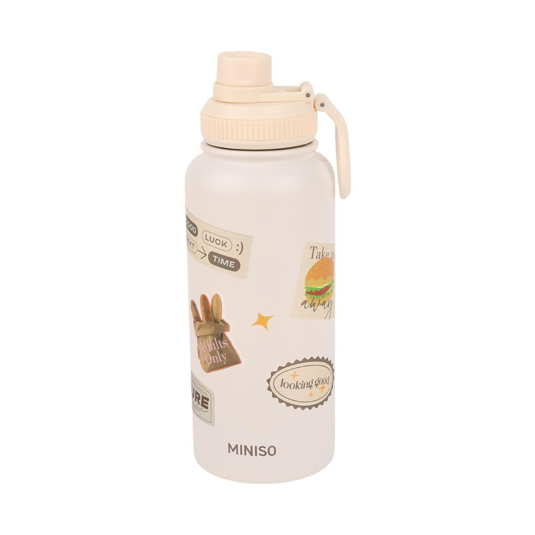 DIY Series Double-Wall Insulated Bottle 900mL (Beige)