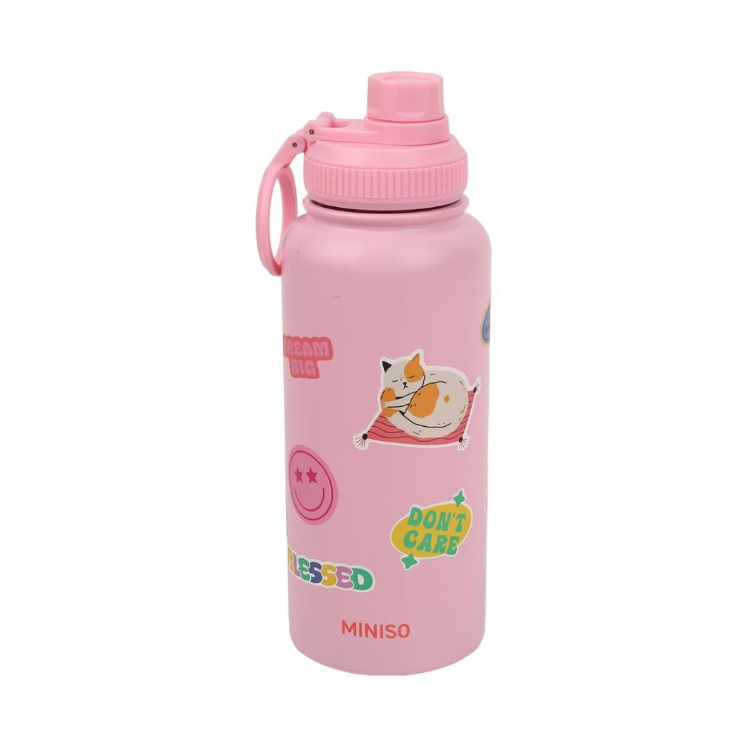 DIY Series Double-Wall Insulated Bottle 900mL (Pink)