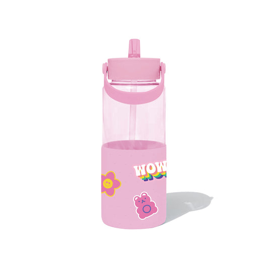 DIY Series Plastic Bottle with Handle 1100mL (Pink)