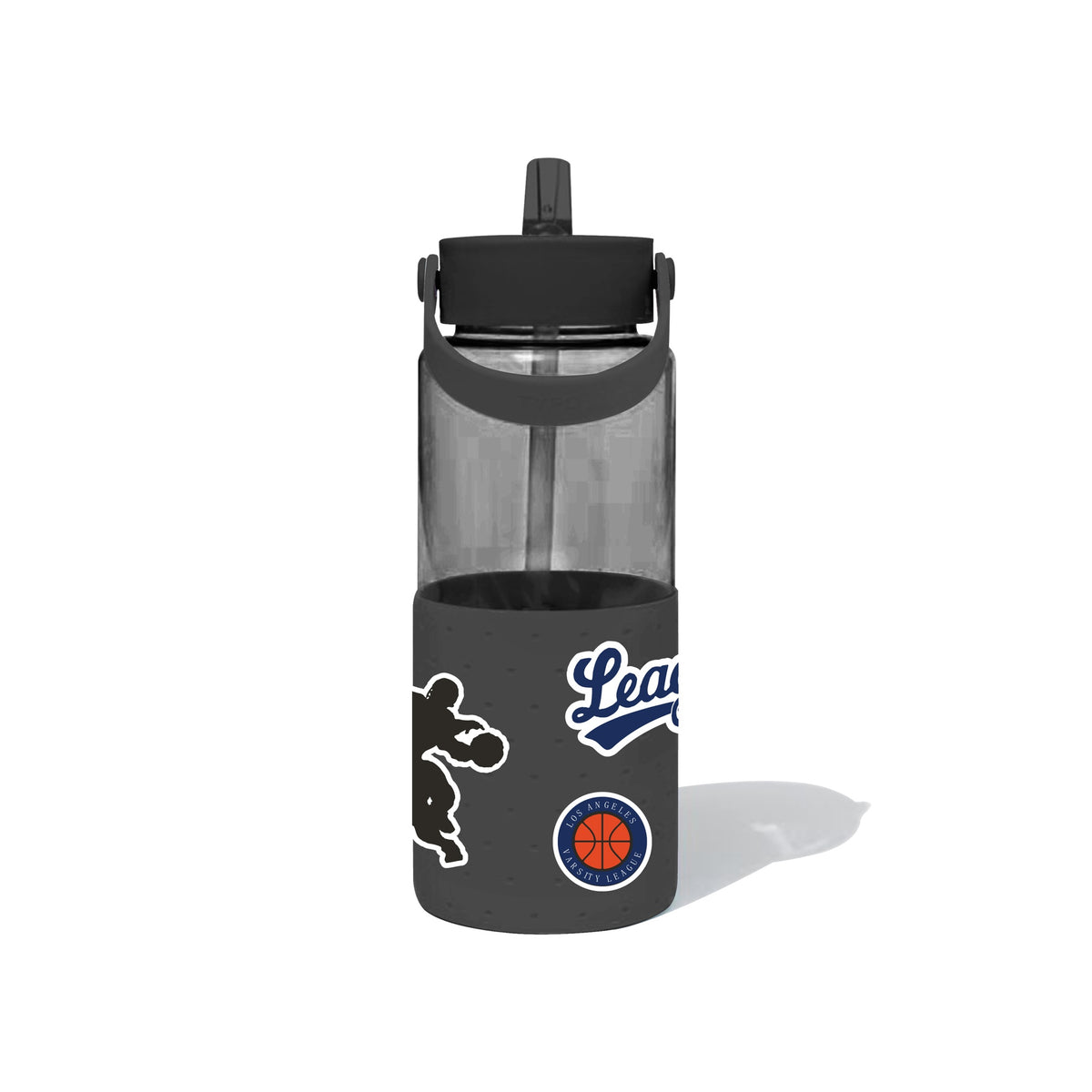 DIY Series Plastic Bottle with Handle 1100mL (Black)