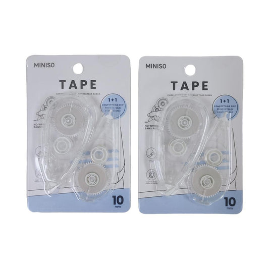 Basic Series 1+1 Correction Tape with Holder Set (10m)