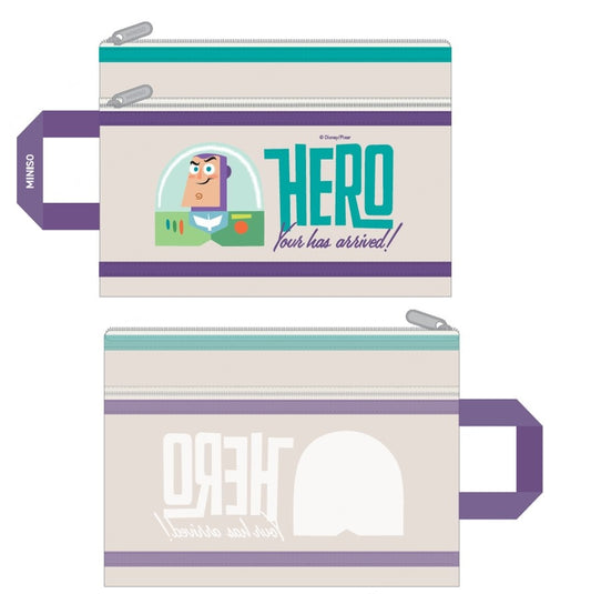 Disney Pixar Collection Handled Double-layered Mesh Document Pouch (Buzz Lightyear)