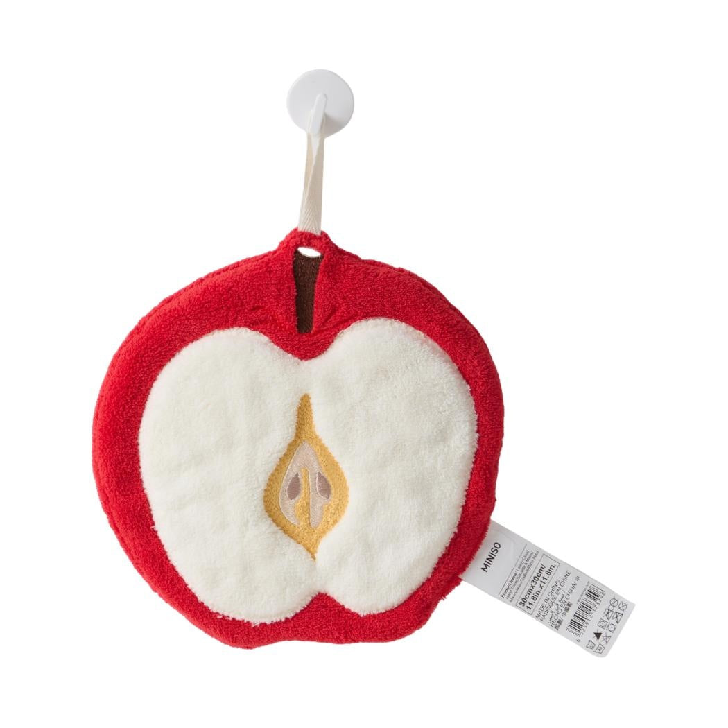 Market Mood Series Hand Towel(Red Apple)
