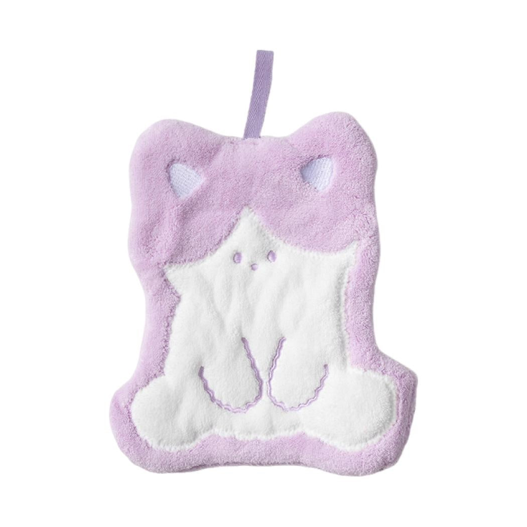 Animal Series Hand Towel(Purple)