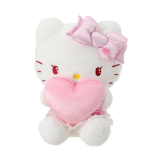 Hello Kitty Valentine's Day Collection 10in. Sitting-posture Plush Toy (Holding Heart)