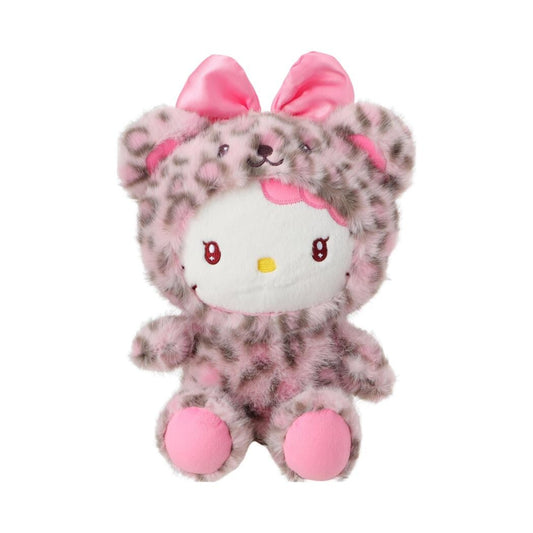 Hello Kitty Fragrance Collection 10in. Sitting-posture Plush Toy (Pink Leopard Print)