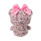 Hello Kitty Fragrance Collection 10in. Sitting-posture Plush Toy (Pink Leopard Print)