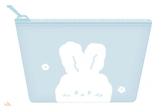 Animal Series Trapezoid Cosmetic Bag(Blue)