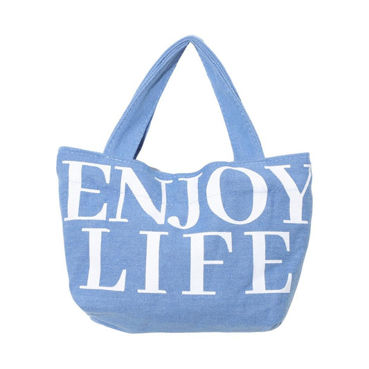 Alphabet Series Denim Mini Crossbody Bag(Light Blue)