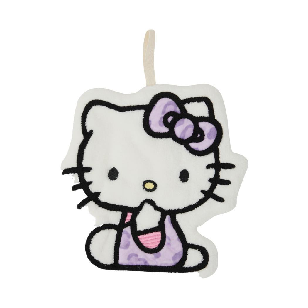 Hello Kitty Leopard Print Hand Towel(Purple)