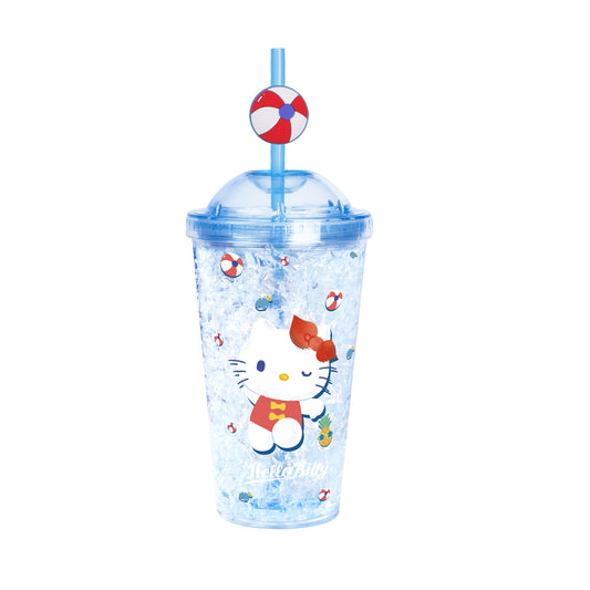 Hello Kitty Jump into Summer Collection Freezer Tumbler 480mL