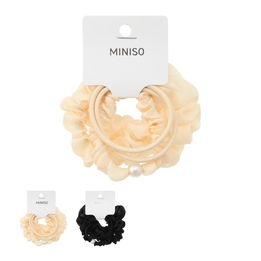 Korean Style Scrunchies and Hair Ties - 5 Pieces