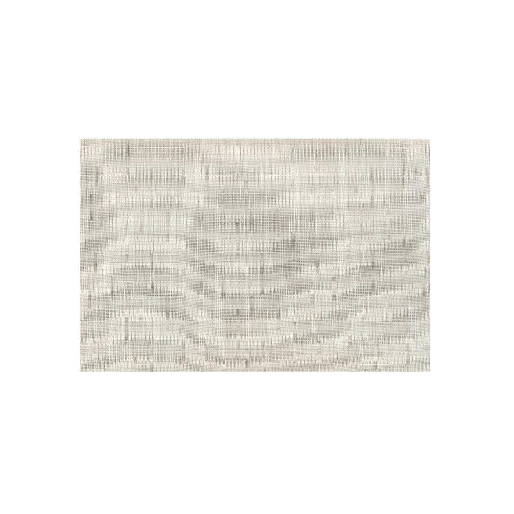 Bamboo-Style Pattern Rectangle Woven Placemat (2 pcs)(Beige)