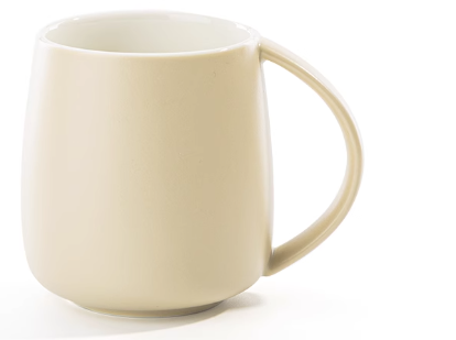 Minimalist Ceramic Mug 400mL(White)