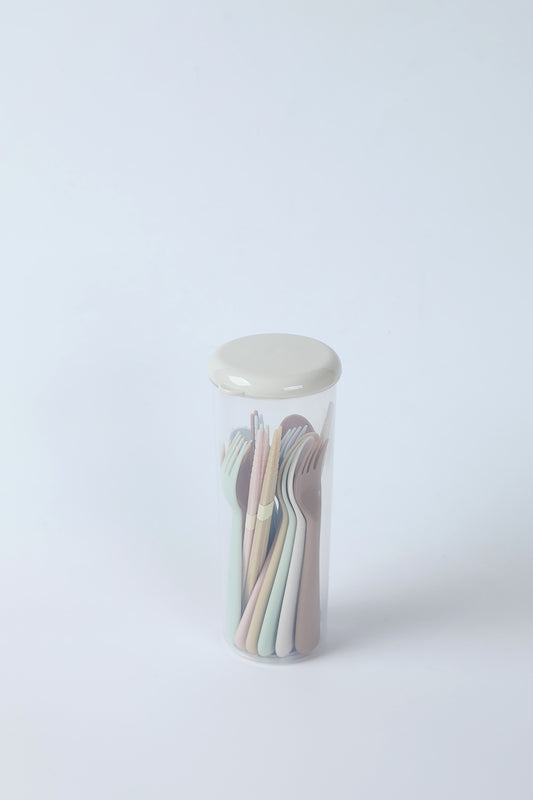 Portable Series Colorful Cutlery Set (18 pcs)