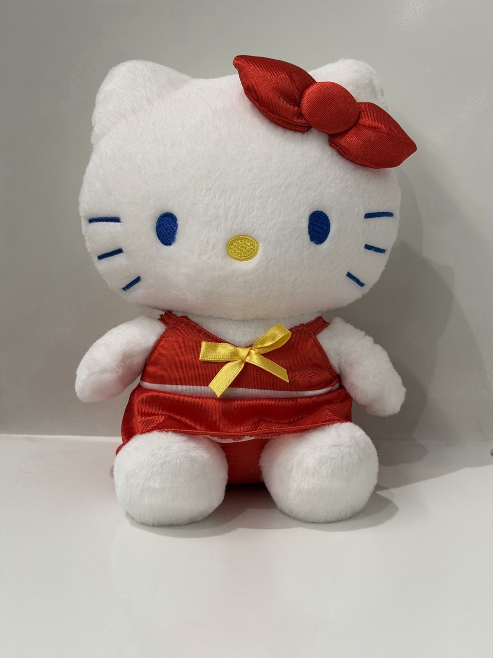 Hello Kitty Jump into Summer Collection 10in. Sitting-posture Plush Toy (Red Swimsuit)
