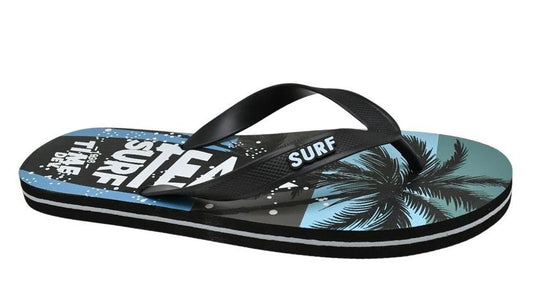 Holiday Series Man's Flip-Flops(Black,41-42)
