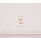 Kitten Series Tri-Fold Short Women's Wallet(Beige)