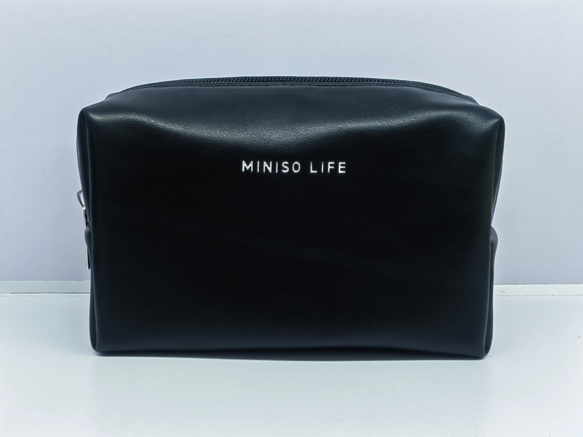 Solid Color Series Large Cosmetic Bag(Black)