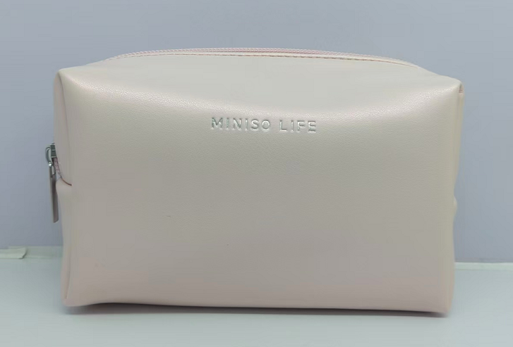 Solid Color Series Large Cosmetic Bag(Pink)