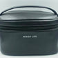 Solid Color Series Box-Shaped Cosmetic Bag(Black)