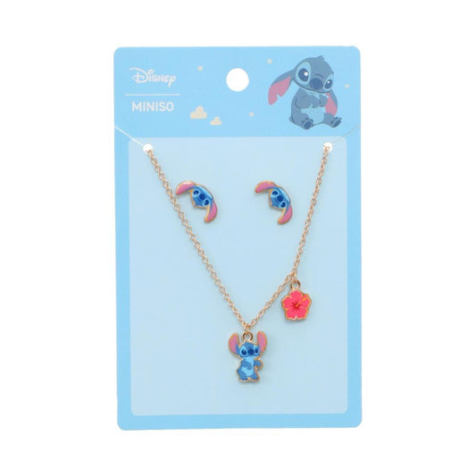 Disney Lilo & Stitch Collection Necklace & Ear Studs Set (3 pcs)