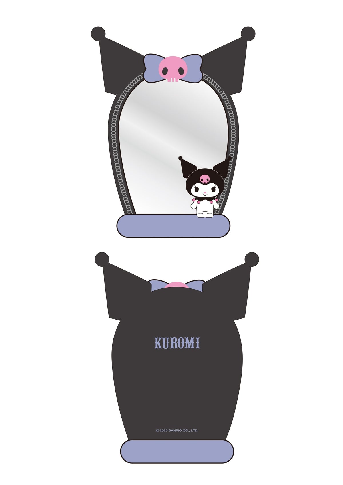 Kuromi 3D Figure Makeup Mirror for Desk
