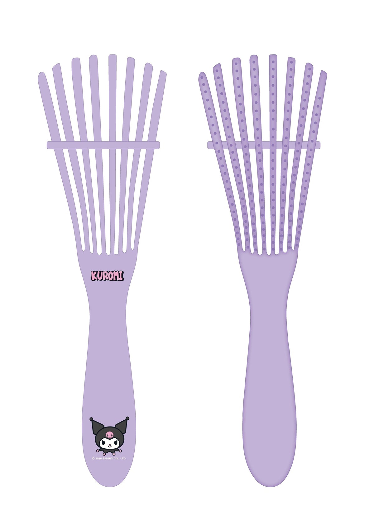 Kuromi Adjustable Detangling Hairbrush