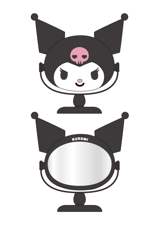 Kuromi Rotatable Mirror for Desk
