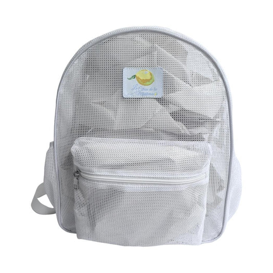 Lemon Sea Salt Series Backpack(White)